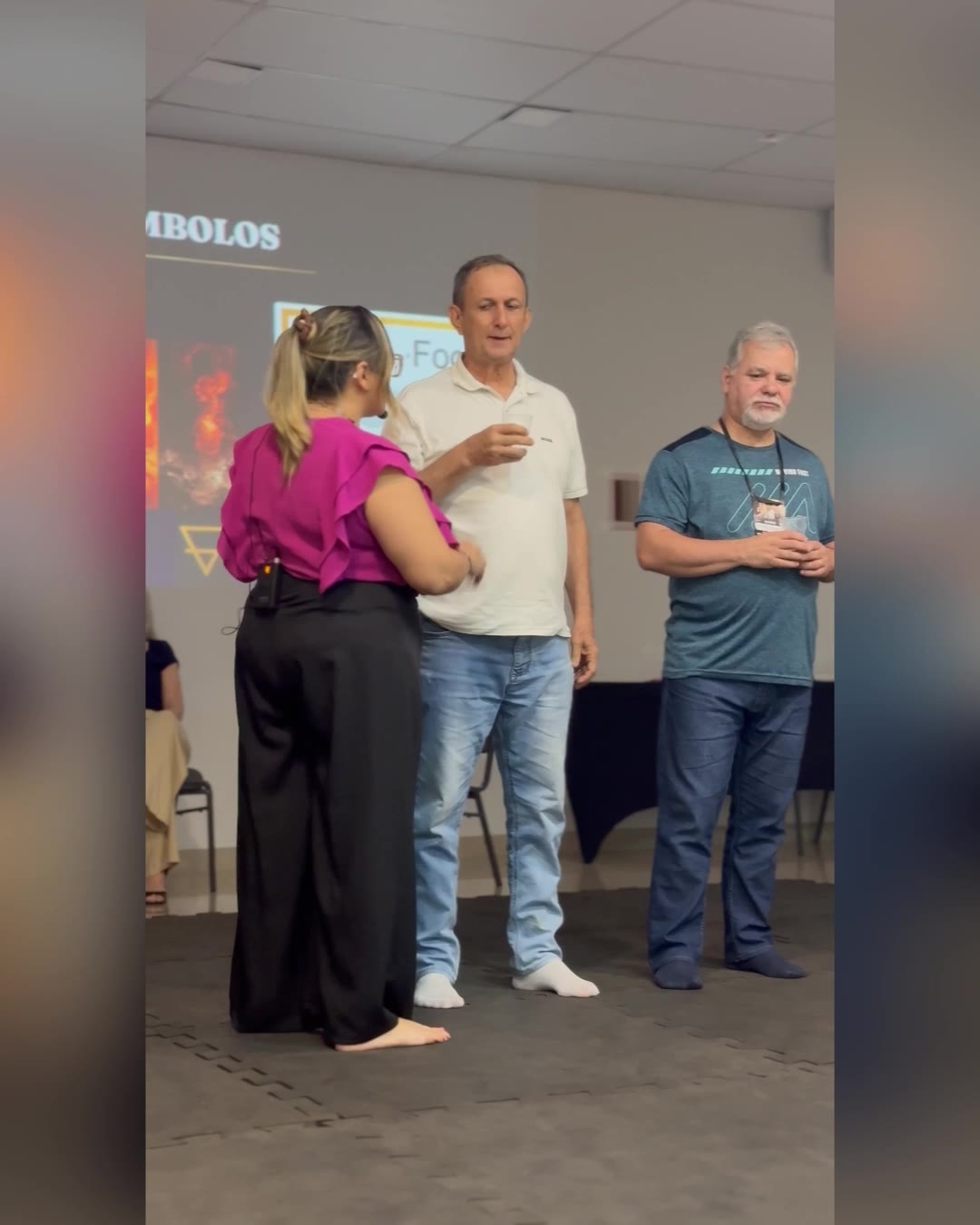 Vivência presencial da formação