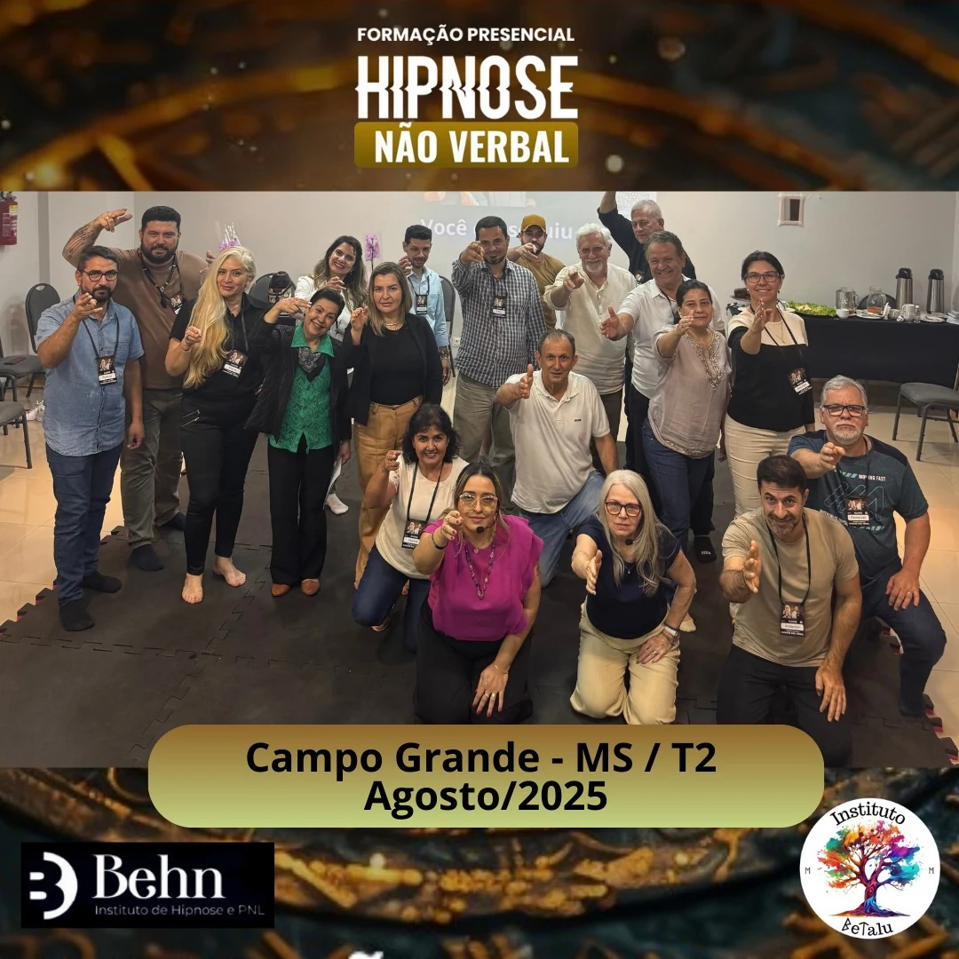 Turma 2 da Formação em Hipnose Não Verbal em Campo Grande